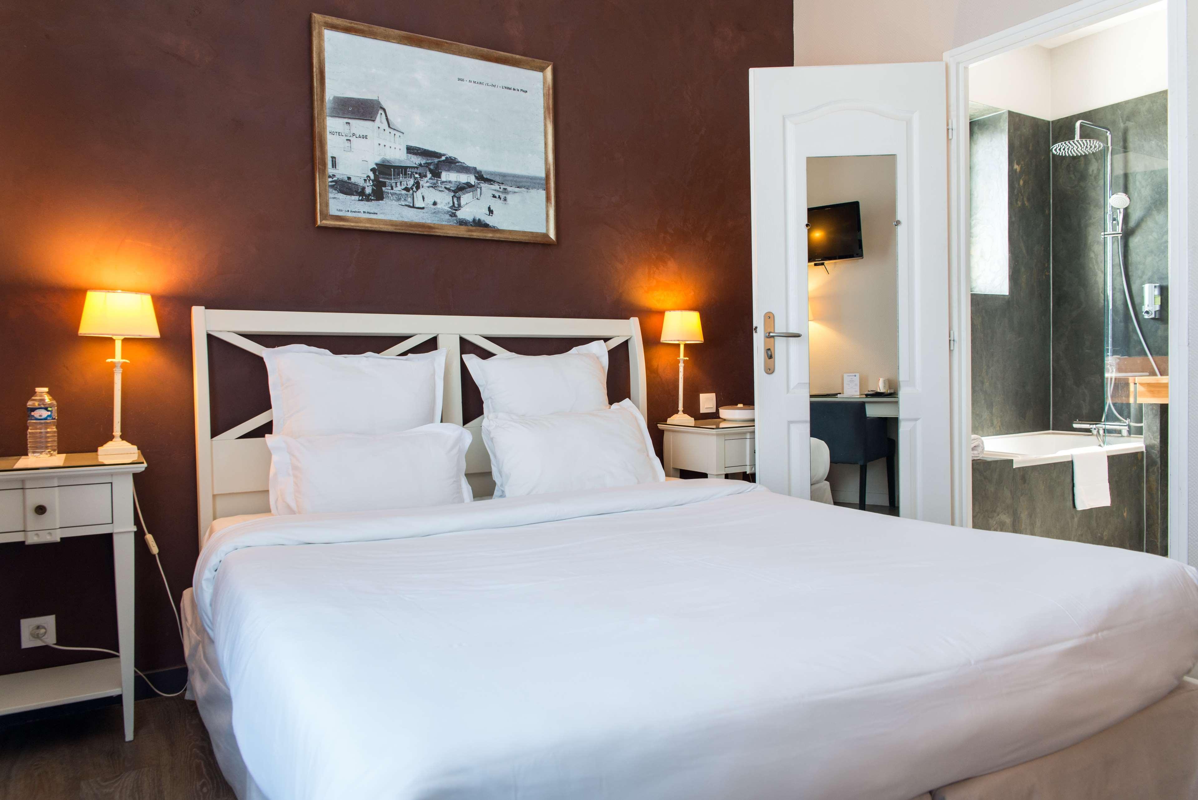 Best Western Hotel De La Plage Saint Marc Sur Mer Esterno foto
